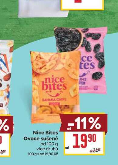 Nice Bites Ovoce sušené od 100 g 