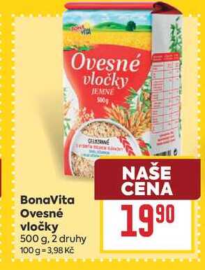 BonaVita Ovesné vločky 500g