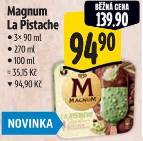 Magnum La Pistache, 3x 90 ml 