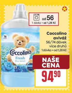Coccolino aviváž 56/74 dávek