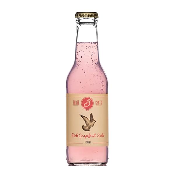Three Cents Pink Grapefruit soda