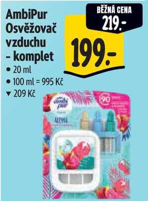 AmbiPur Osvěžovač vzduchu - komplet, 20 ml  