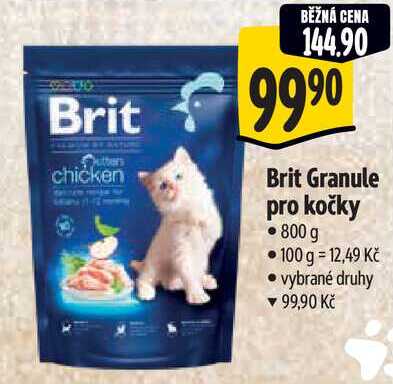 Brit Granule pro kočky, 800 g 
