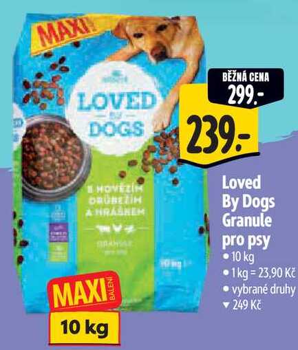 Loved By Dogs Granule pro psy, 10 kg 