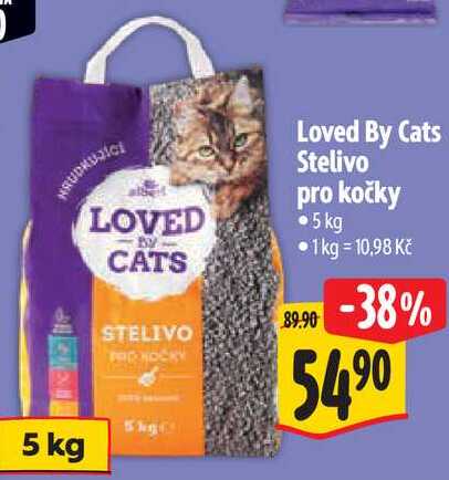 Loved By Cats Stelivo pro kočky, 5 kg 