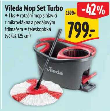 Vileda Mop Set Turbo, 1ks