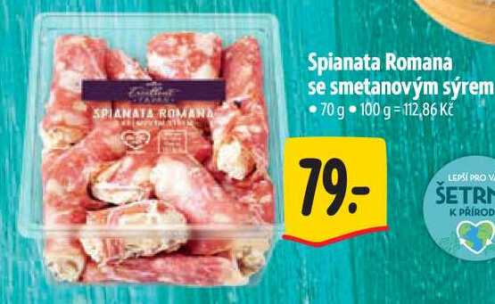  Spianata Romana se smetanovým sýrem, 70 g  