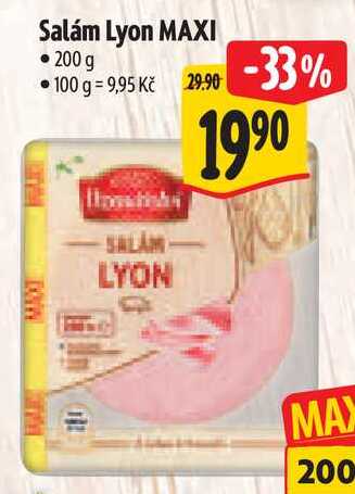 Salám Lyon MAXI, 200 g  