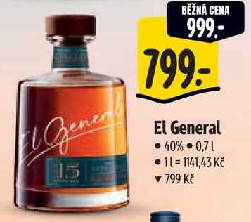 El General, 0,7 l