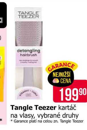 Tangle Teezer kartáč na vlasy, vybrané druhy
