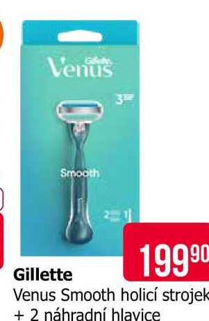 Venus Smooth holicí strojek + 2 náhradní hlavice