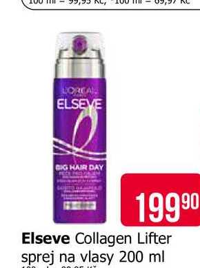 LOREAL Elseve Collagen Lifter sprej na vlasy 200 ml 
