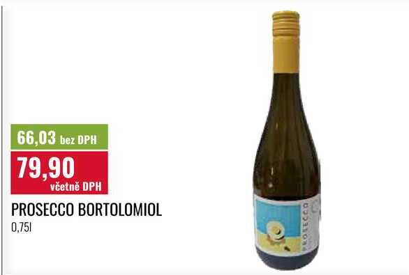PROSECCO BORTOLOMIOL 0,751 