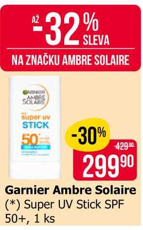 Garnier Ambre Solaire Super UV Stick SPF 50+, 1 ks 