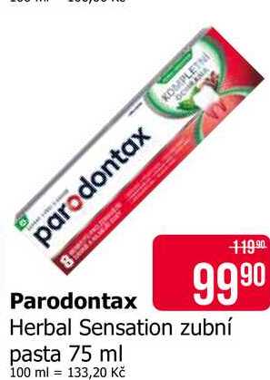Parodontax Herbal Sensation zubní pasta 75 ml 