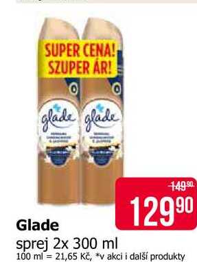 Glade sprej 2x 300 ml 