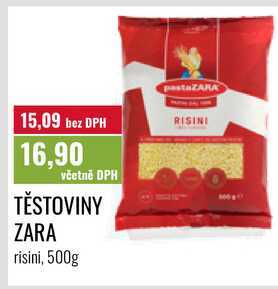 TĚSTOVINY ZARA risini, 500g 