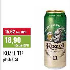KOZEL 11° plech, 0,51 