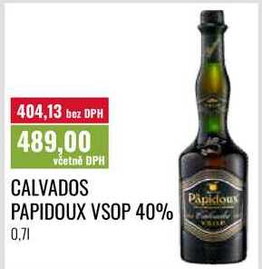 CALVADOS PAPIDOUX VSOP 40% 0,7l