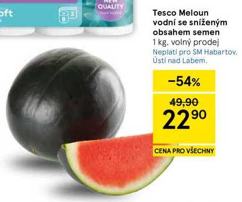 Tesco Meloun vodní se sníženým obsahem semen, 1 kg 