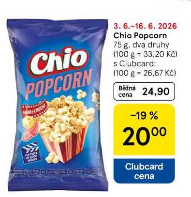 Chio Popcorn, 75 g 