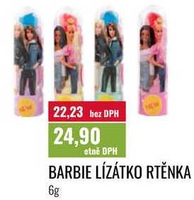 BARBIE LÍZÁTKO RTĚNKA 6g
