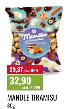 MANDLE TIRAMISU 80g