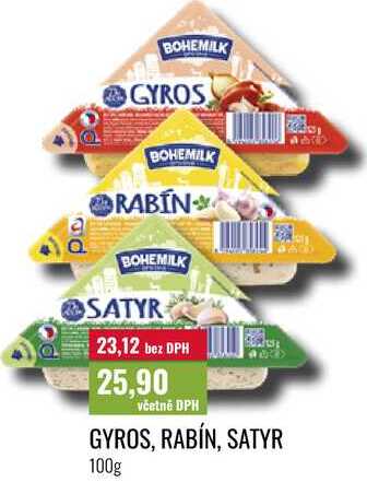 GYROS, RABÍN, SATYR 100g
