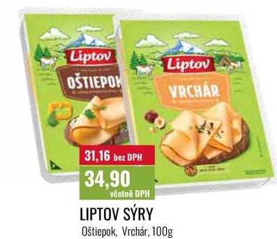 LIPTOV SÝRY Oštiepok, Vrchár, 100g 