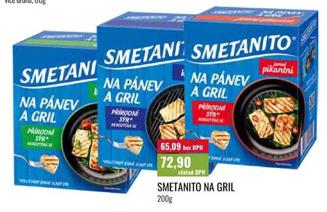 SMETANITO NA GRIL 200g