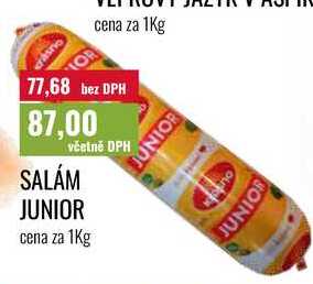 SALÁM JUNIOR cena za 1Kg 