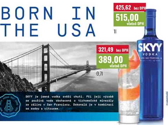SKYY VODKA 0,7l/1l