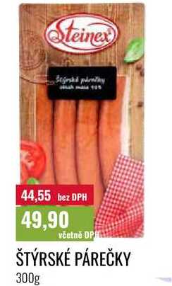 ŠTÝRSKÉ PÁREČKY 300g