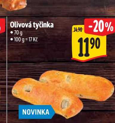 Olivová tyčinka 70g