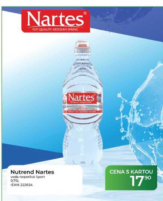 Nutrend Nartes voda neperlivá Sport 0,75L
