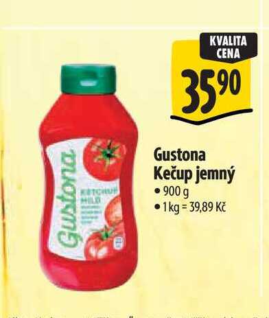 Gustona Kečup jemný 900 g