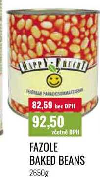 FAZOLE BAKED BEANS 2650g  
