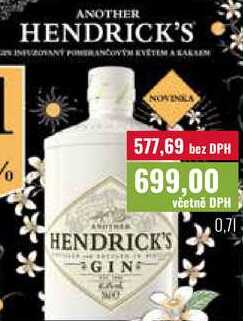 HENDRICK'S GIN 0,7l