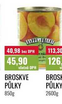 BROSKVE PŮLKY 850g