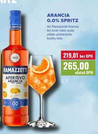 RAMAZZOTT APERITIVO ARANCIA 0,7l