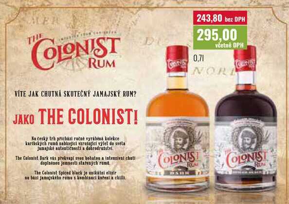 THE COLONIST RUM 0,7l