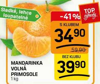 MANDARINKA VOLNÁ PRIMOSOLE 1 kg