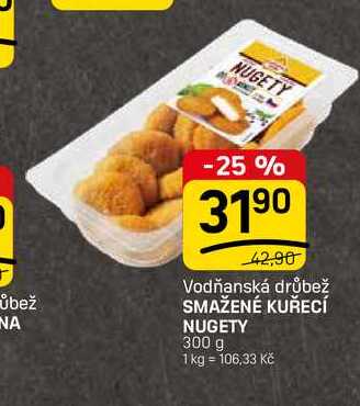 SMAŽENÉ KUŘECÍ NUGETY 300 g