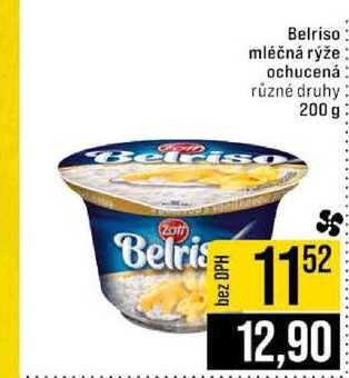 Belriso mléčná rýže ochucená různé druhy 200 g