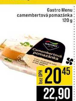 Gastro Menu camembertová pomazánka 120 g 