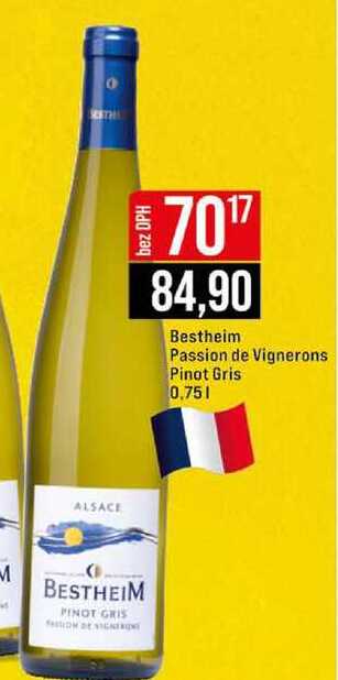 Bestheim Passion de Vignerons Pinot Gris 0,75l