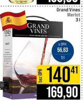 Grand Vines Merlot 3l