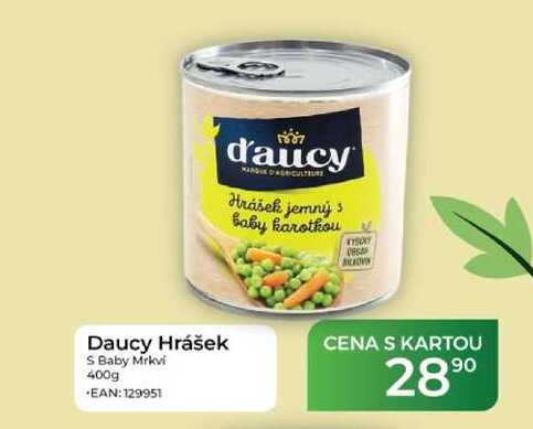 Daucy Hrášek S Baby Mrkvi 400g