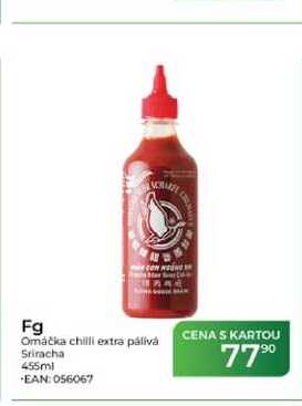 Fg Omáčka chilli extra pálivá Sriracha 455ml