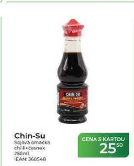Chin-Su Sojova omáčka chilli česnek 250ml